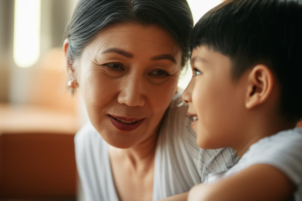 가족 소통 이미지