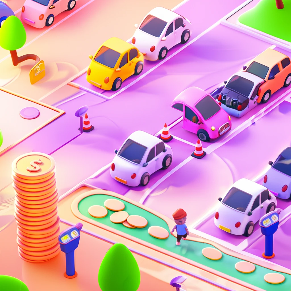 사근동 공영 주차장 전경