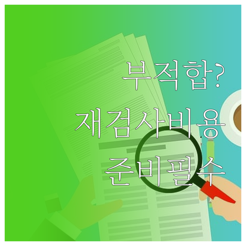 자동차검사 부적합 재검사 비용과 준비사항
