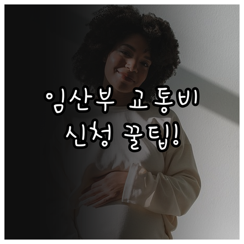 임산부 교통비 지원 신청방법과 국민행복카드 발급